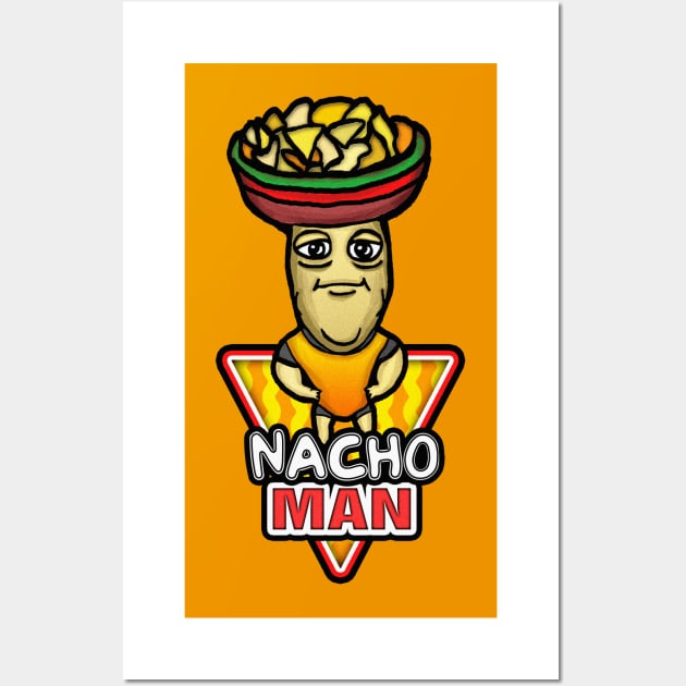 NACHO MAN Wall Art by BEAVERNIGHT